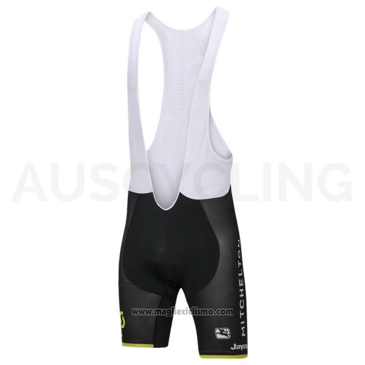 2018 Abbigliamento Ciclismo Scott Nero Manica Corta e Salopette